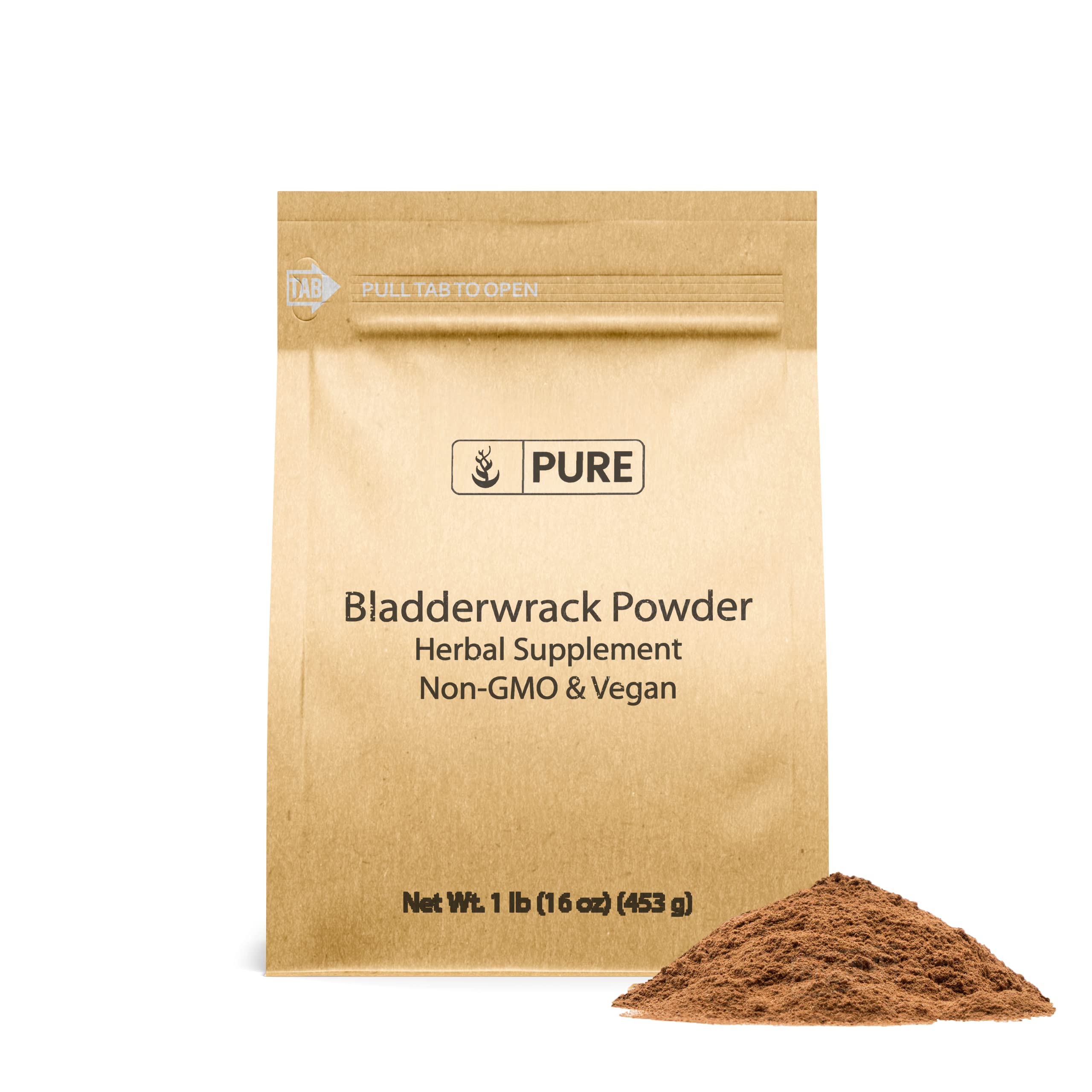 Foto 2 pulgar | Suplemento: Pure Original Ingredients Bladderwrack Powder, 454 G - Venta Internacional.