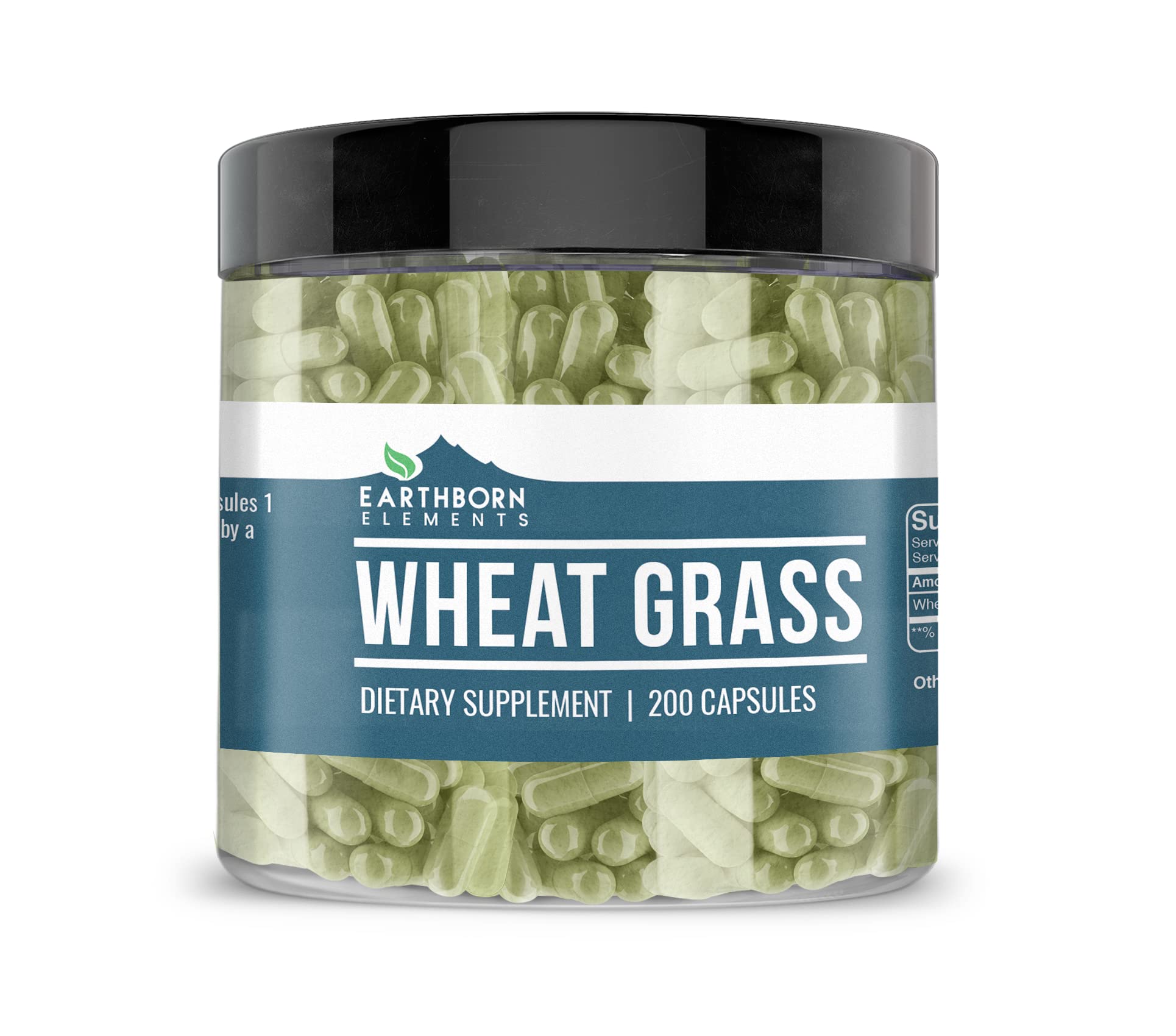 Foto 1 | Suplemento Dietético Earthborn Elements Wheat Grass 200 Cápsulas - Venta Internacional.