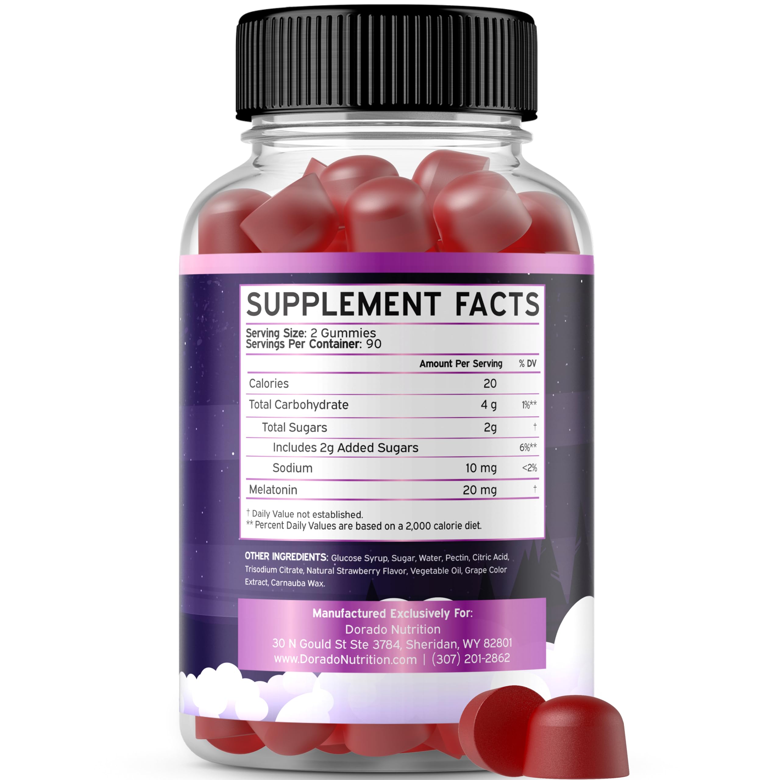 Foto 3 pulgar | Gomitas De Melatonina Dorado Nutrition 20 Mg Para Adultos (180 Unidades) - Venta Internacional.