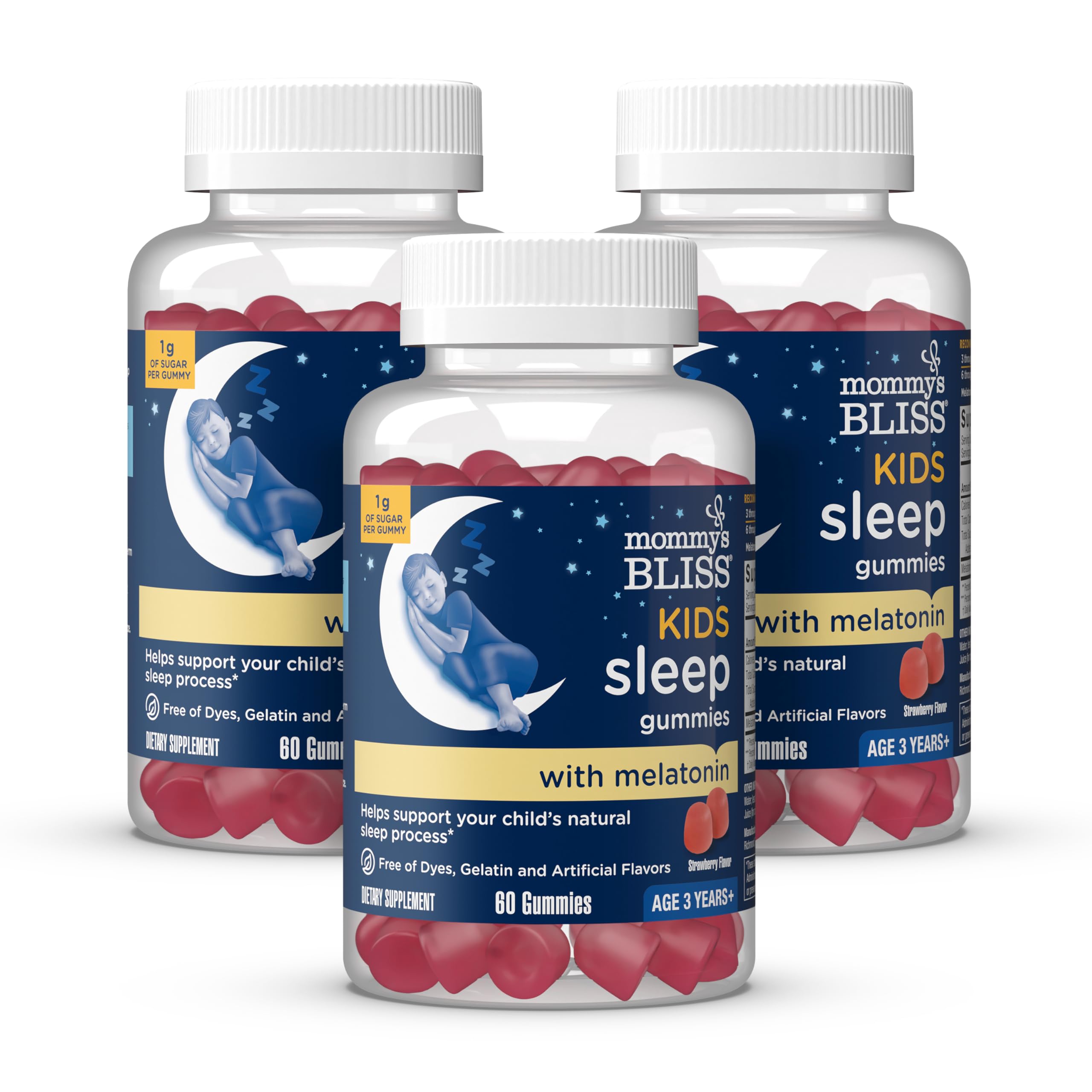 Foto 2 pulgar | Gomitas Para Dormir Mommy's Bliss Kids Con Melatonina 60 Gomitas X3 - Venta Internacional.