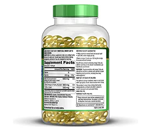Foto 3 pulgar | Suplemento Walgreens Finest Nutrition De Aceite De Pescado 1200 Mg 200 Cápsulas Blandas - Venta Internacional.