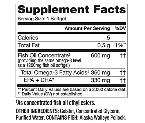 Foto 4 pulgar | Suplemento Walgreens Finest Nutrition De Aceite De Pescado 1200 Mg 200 Cápsulas Blandas - Venta Internacional.