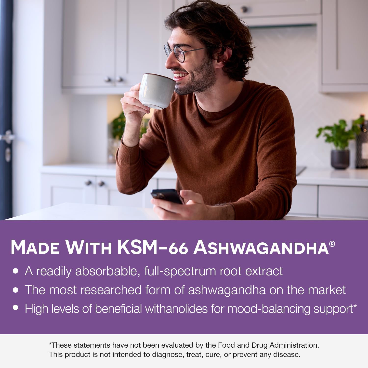 Foto 5 pulgar | Suplemento Ez Melts Ksm-66 Soluble De Ashwagandha 300 Mg - Venta Internacional.