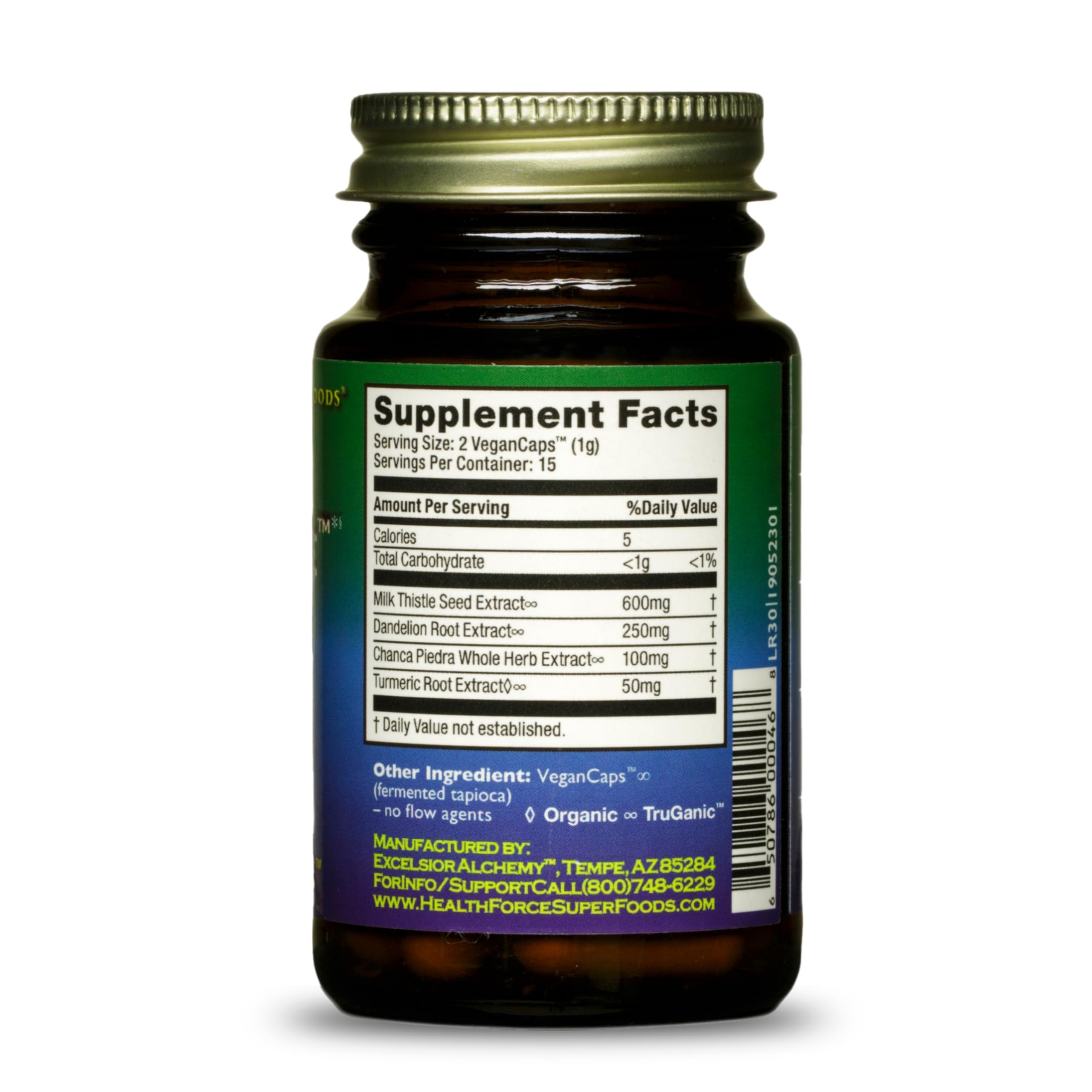 Foto 3 pulgar | Suplemento Healthforce Superfoods Liver Rescue 30 Cápsulas - Venta Internacional.