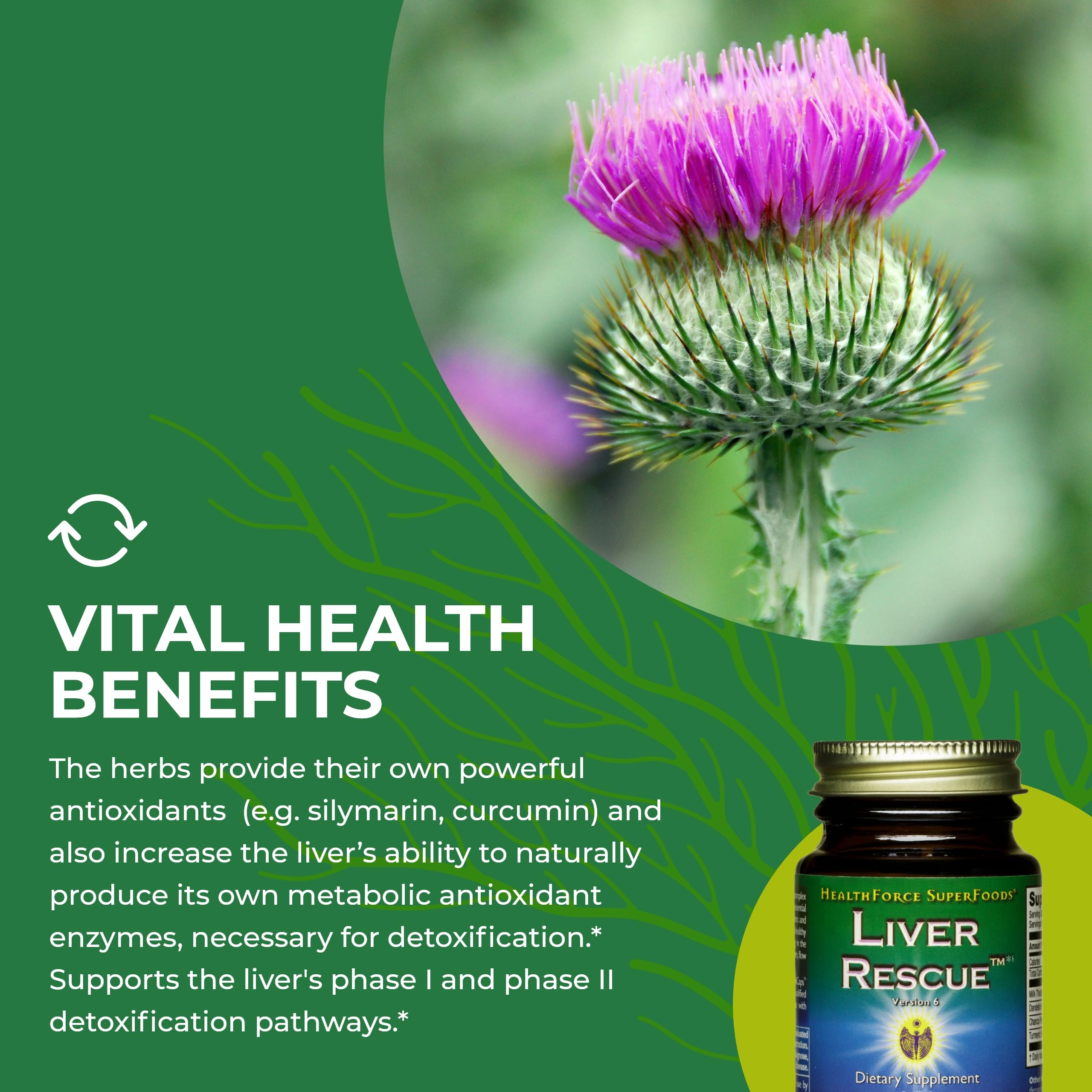 Foto 7 pulgar | Suplemento Healthforce Superfoods Liver Rescue 30 Cápsulas - Venta Internacional.