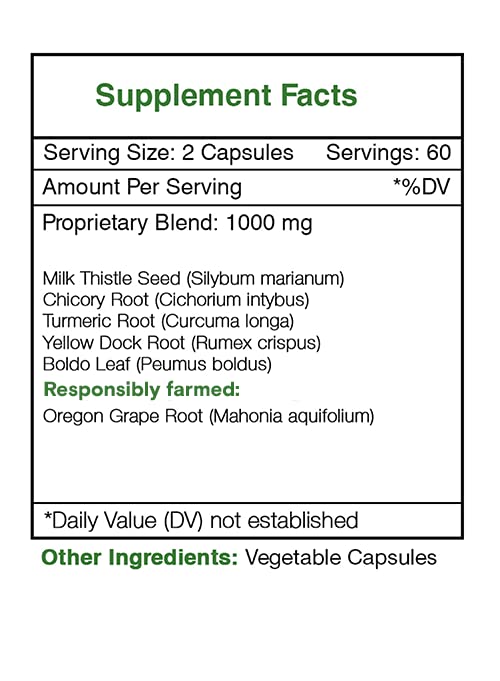 Foto 4 pulgar | Suplemento Secrets Of The Tribe Liver Healthy Liver 120 Cápsulas - Venta Internacional.