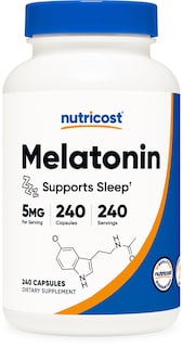 Foto 1 | Suplemento Nutricost Melatonin 5 Mg 240 Cápsulas Sin Ogm - Venta Internacional.
