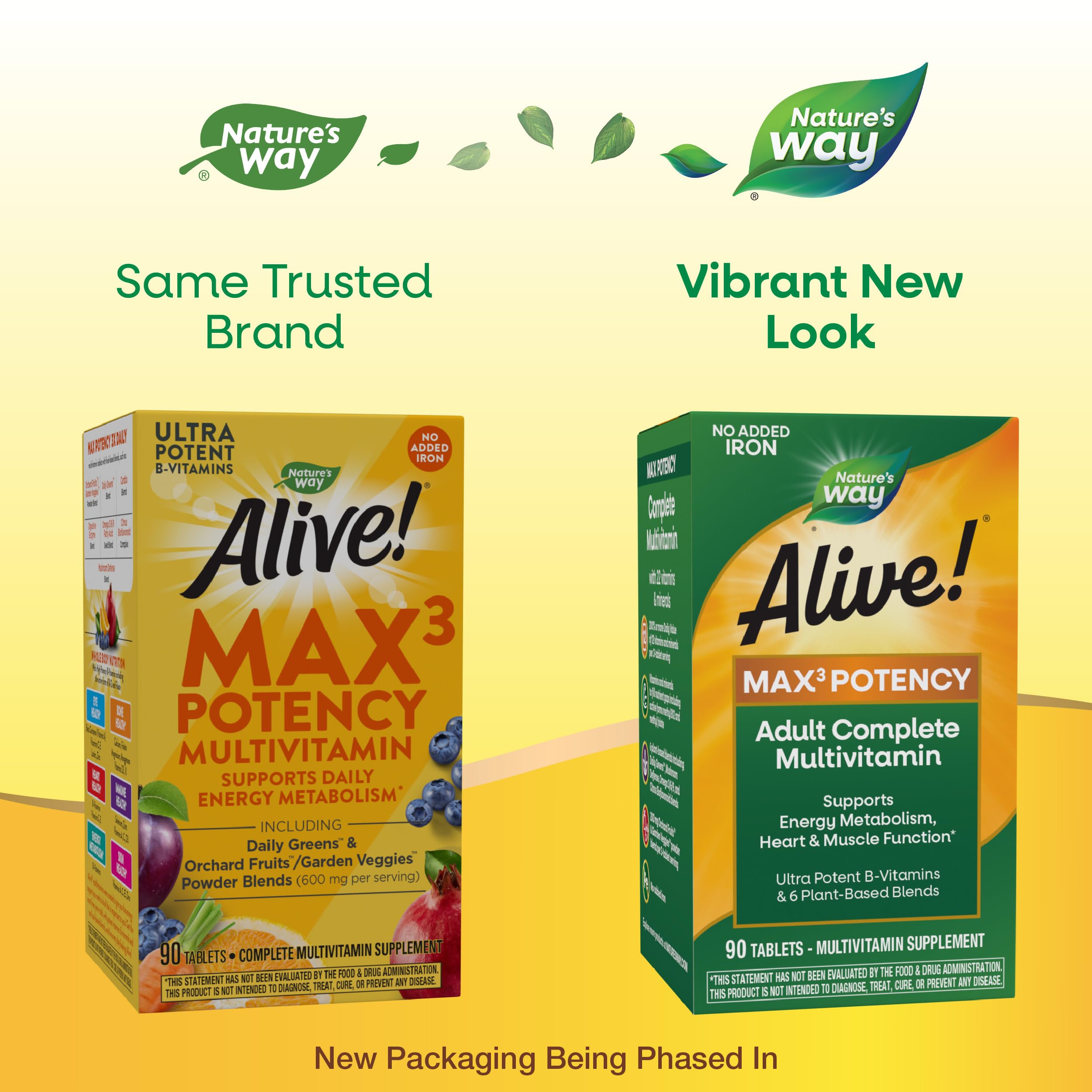 Foto 2 | Suplemento Nature's Way Alive 90 Comprimidos Max3 Potency para Adultos - Venta Internacional