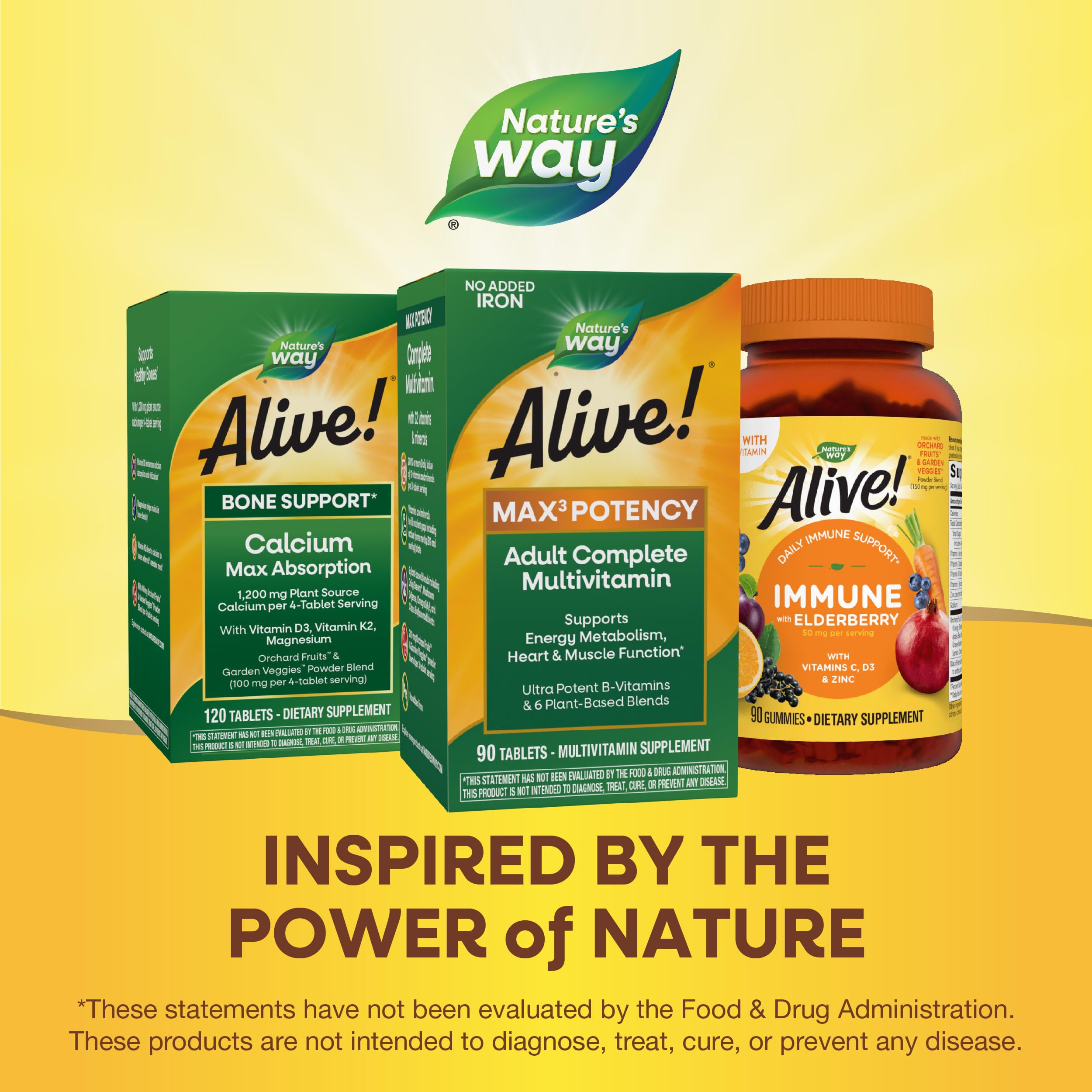 Foto 8 pulgar | Suplemento Nature's Way Alive 90 Comprimidos Max3 Potency para Adultos - Venta Internacional