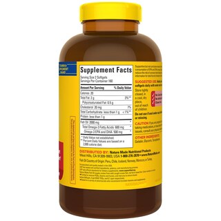 Foto 7 | Suplementos de Aceite de Pescado Nature Made 1000 Mg 320 Cápsulas Blandas - Venta Internacional