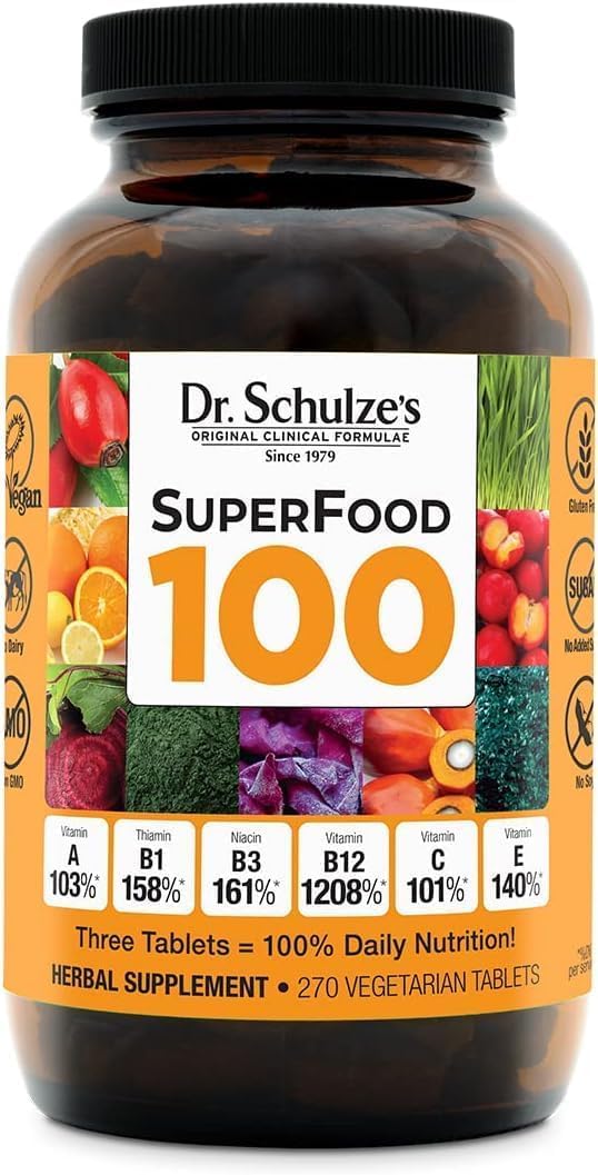 Foto 2 pulgar | Suplemento Dr. Schulze 100 Vitaminas y Minerales 270 Tabletas - Venta Internacional