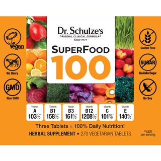 Foto 3 | Suplemento Dr. Schulze 100 Vitaminas y Minerales 270 Tabletas - Venta Internacional