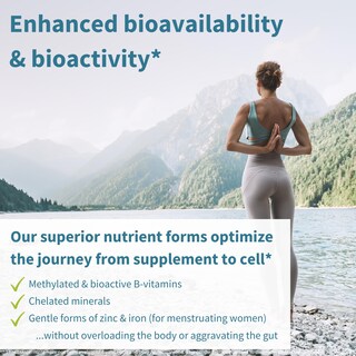 Foto 3 | Multivitamínico Metilado para Mujeres Supplement Igennus 60 Comprimidos - Venta Internacional