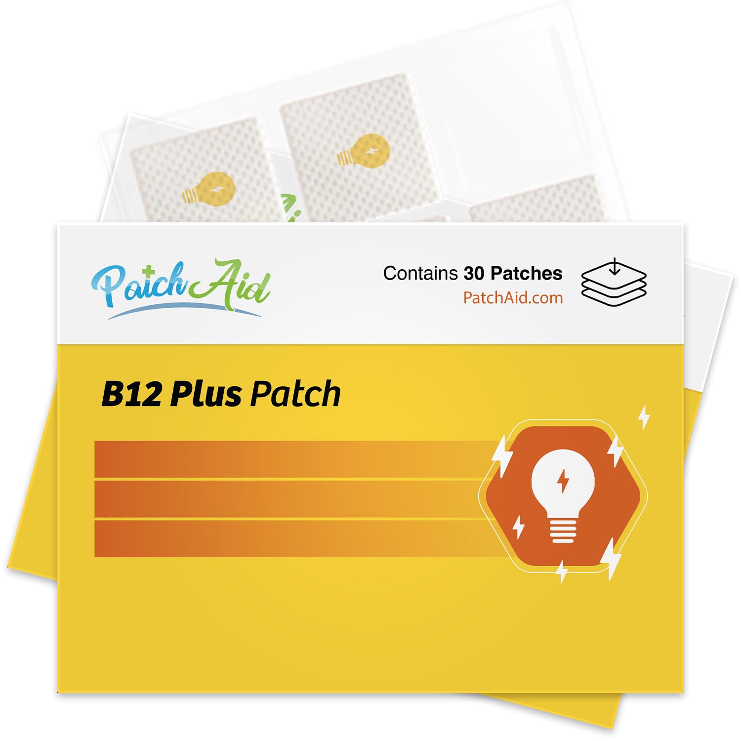 Parche Tópico Patchaid B12 Energy Plus 2 Unidades - Venta Internacional