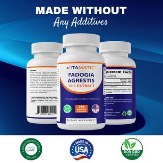 Foto 3 | Suplemento Vitamínico Extracto de Fadogia Agrestis 600 Mg 180 Cápsulas - Venta Internacional