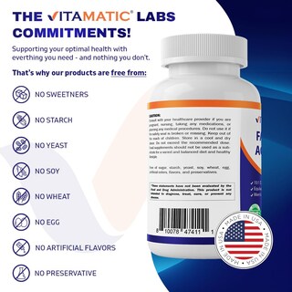 Foto 4 | Suplemento Vitamínico Extracto de Fadogia Agrestis 600 Mg 180 Cápsulas - Venta Internacional