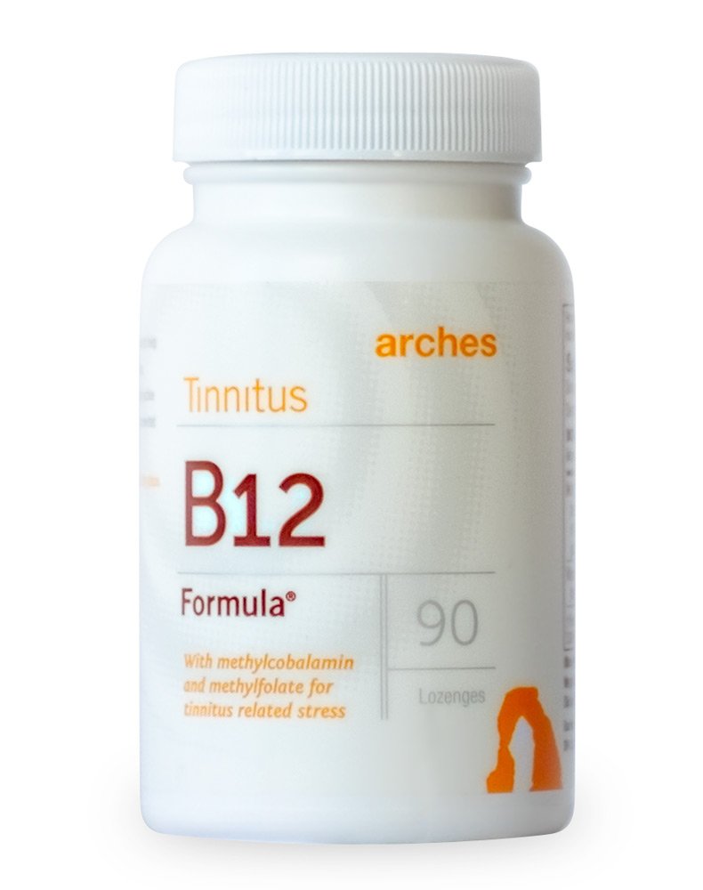 Foto 2 pulgar | Suplemento Arches Tinnitus Formulas B12 90 Pastillas - Venta Internacional