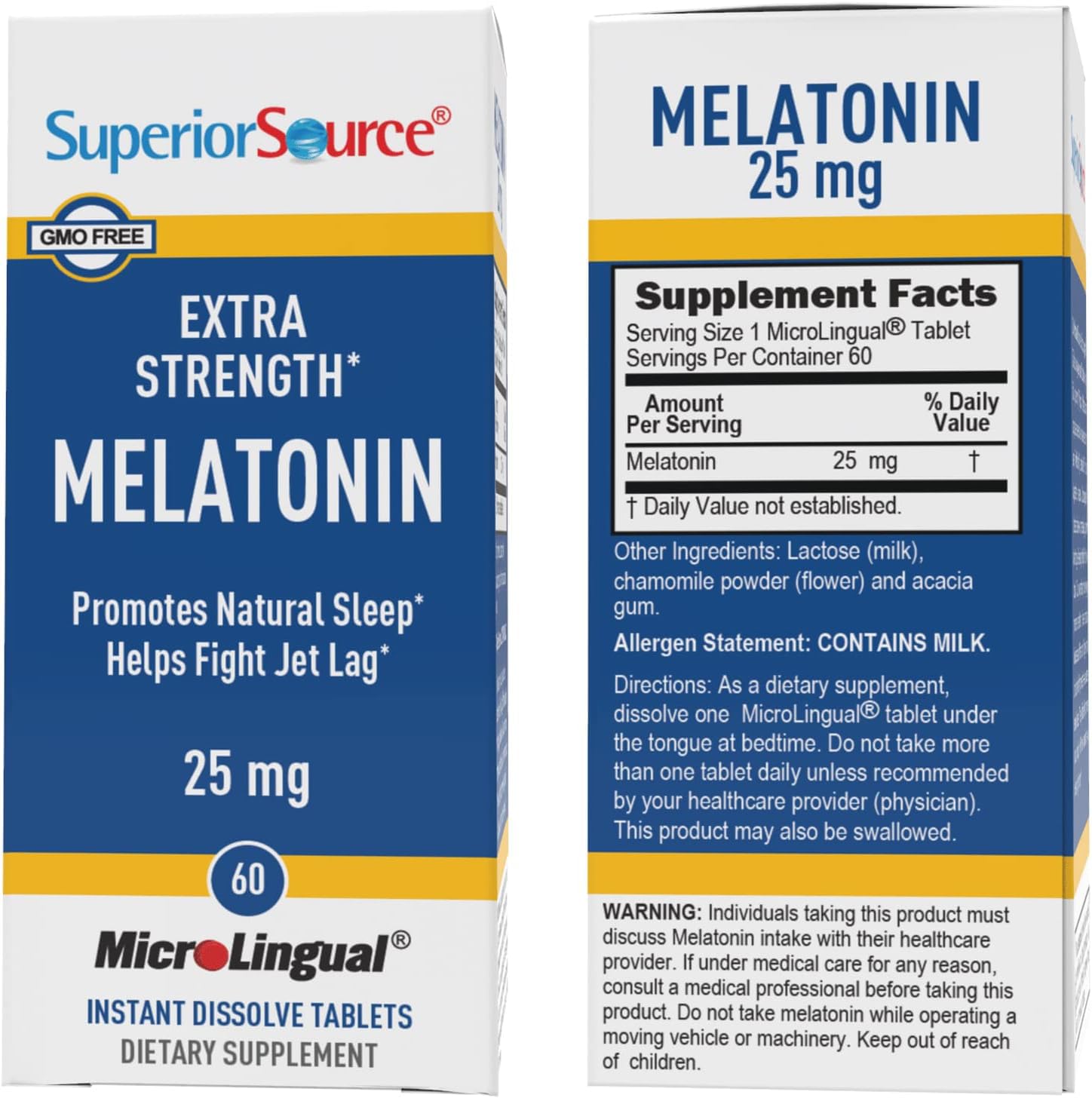 Foto 4 pulgar | Suplemento Superior Source de Melatonina de 25 mg-Venta Internacional