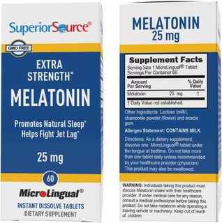 Foto 3 | Suplemento Superior Source de Melatonina de 25 mg-Venta Internacional