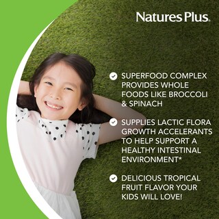 Foto 4 | Suplemento Natures Plus Animal Parade Kidgreenz 90 Comprimidos - Venta Internacional