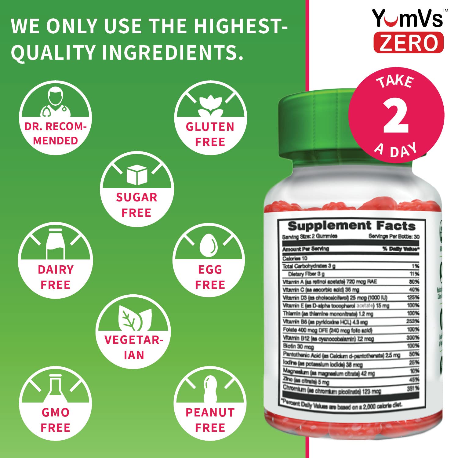 Foto 4 pulgar | Gomitas Multivitamínicas Yum-v's Yumvs Sin Azúcar 60 Unidades - Venta Internacional