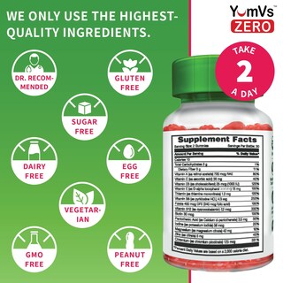Foto 3 | Gomitas Multivitamínicas Yum-v's Yumvs Sin Azúcar 60 Unidades - Venta Internacional