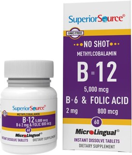 Foto 1 | Vitamina B12 Metilcobalamina 5000 Mcg 60 Unidades - Venta Internacional