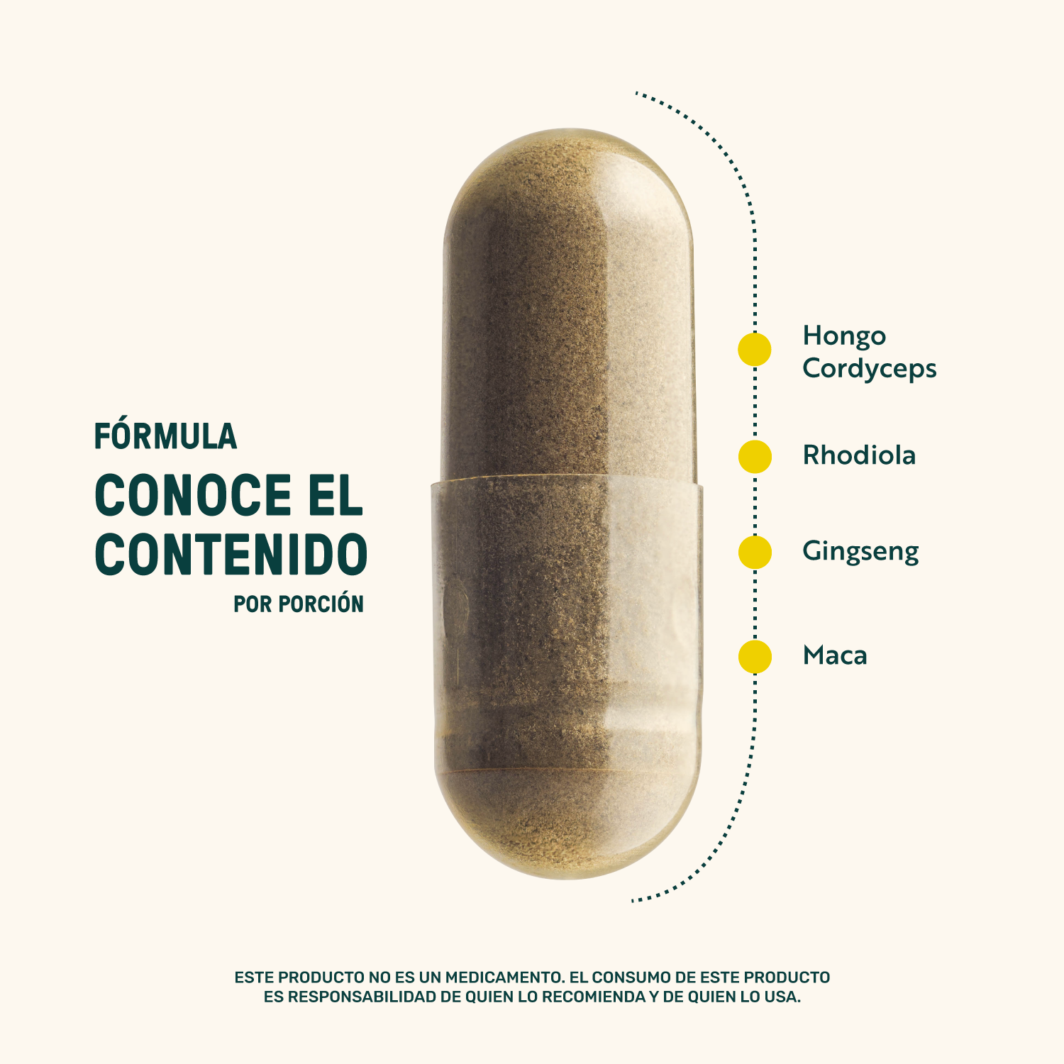 Foto 4 pulgar | Fuel Up Blend Life 360+ 60 Cápsulas Cordyceps Rhodiola Maca