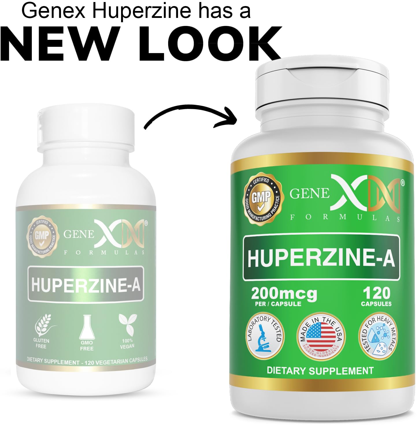 Foto 3 pulgar | Suplemento Genex Formulas Huperzina 200 Mcg 120 Cápsulas - Venta Internacional
