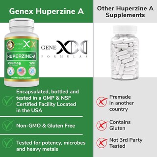 Foto 6 | Suplemento Genex Formulas Huperzina 200 Mcg 120 Cápsulas - Venta Internacional