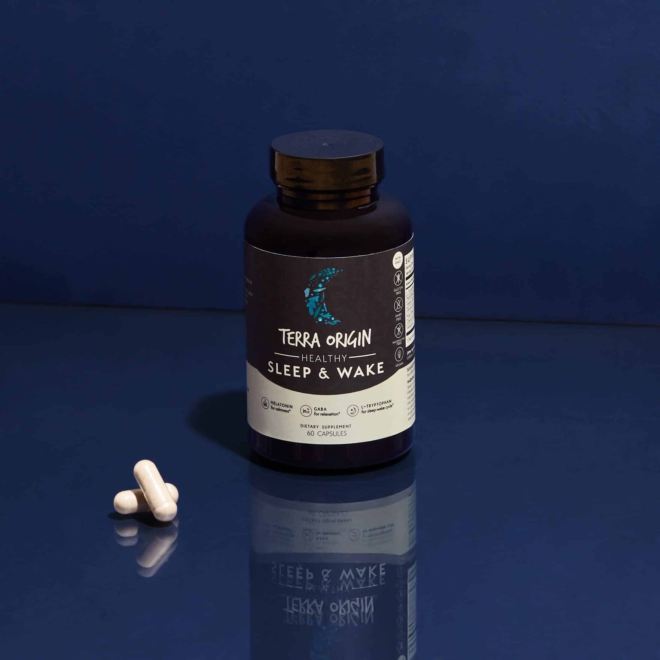 Foto 8 pulgar | Suplemento Terra Origin Healthy Sleep & Wake 60 Cápsulas - Venta Internacional