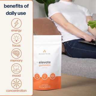 Foto 2 | Suplemento Nootrópico Avantera Elevate Gummies 60 - Venta Internacional