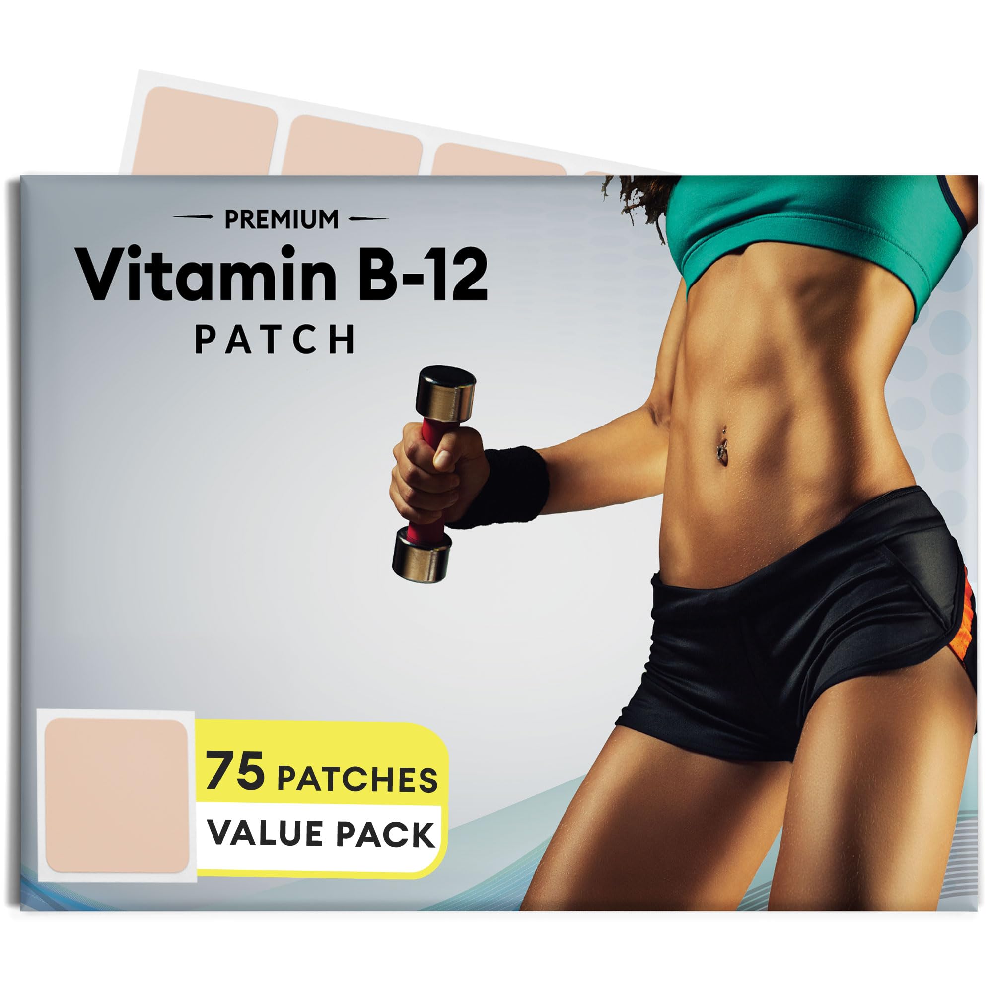 Foto 2 pulgar | Parche B12 Vitapatch Energy Plus Con 75 Parches De Metilcobalamina - Venta Internacional.