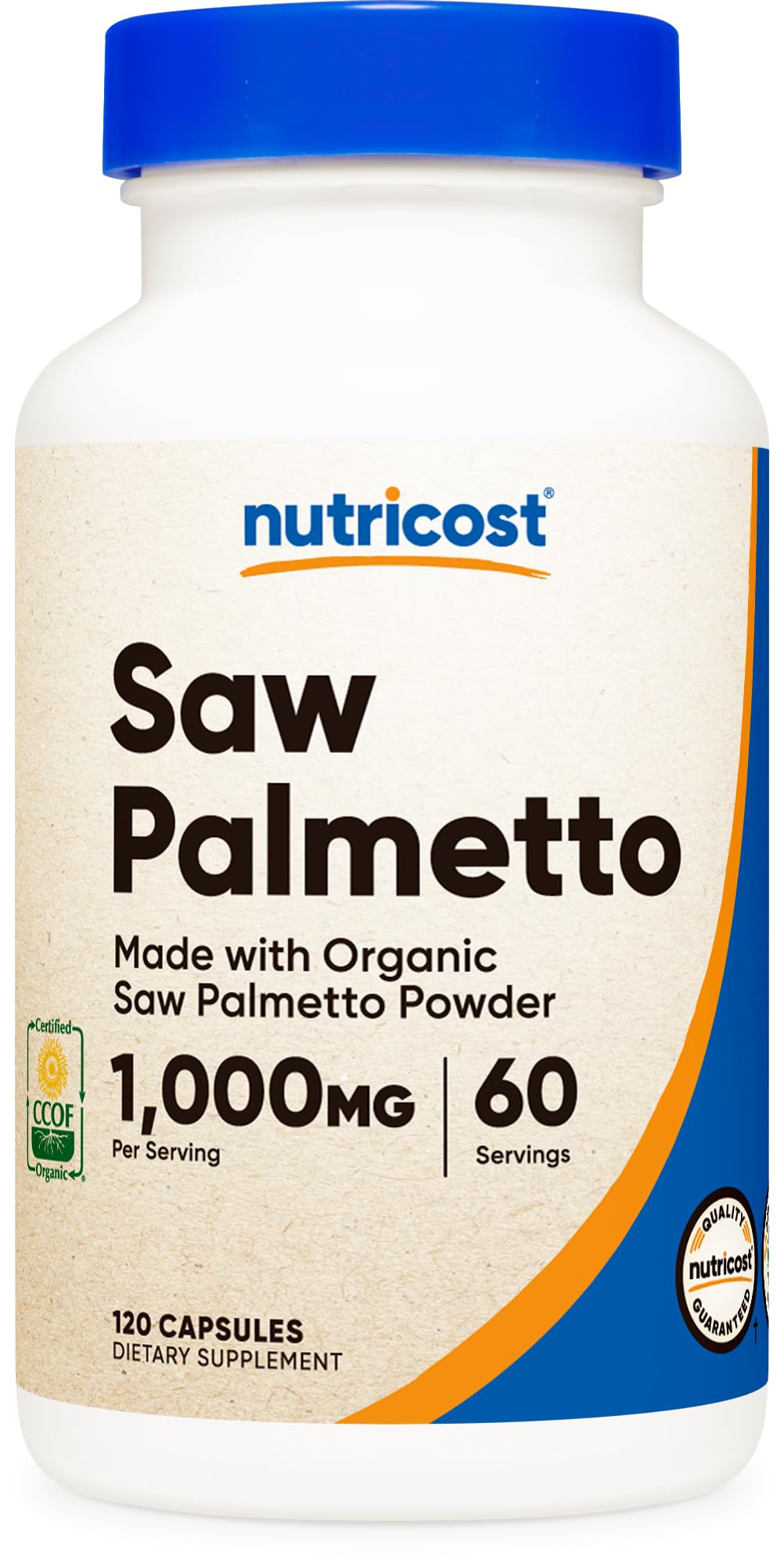 Foto 2 pulgar | Suplemento Nutricost Saw Palmetto 1000 Mg 120 Cápsulas - Venta Internacional.