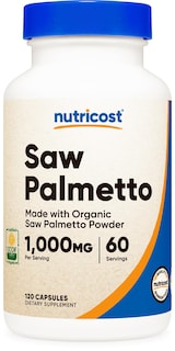 Foto 1 | Suplemento Nutricost Saw Palmetto 1000 Mg 120 Cápsulas - Venta Internacional.