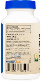 Foto 4 | Suplemento Nutricost Saw Palmetto 1000 Mg 120 Cápsulas - Venta Internacional.