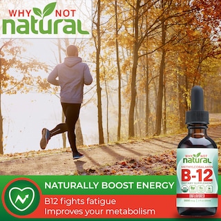 Foto 4 | Vitamina B12 Líquida, Por Qué No Natural, Sublingual, 60 X 5000 Mcg - Venta Internacional.