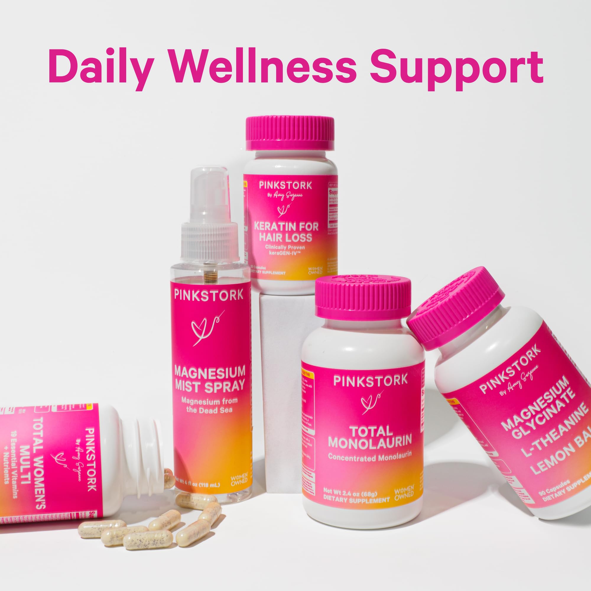 Foto 6 pulgar | Gomitas Pink Stork Hormone Balance 60 Unidades - Venta Internacional