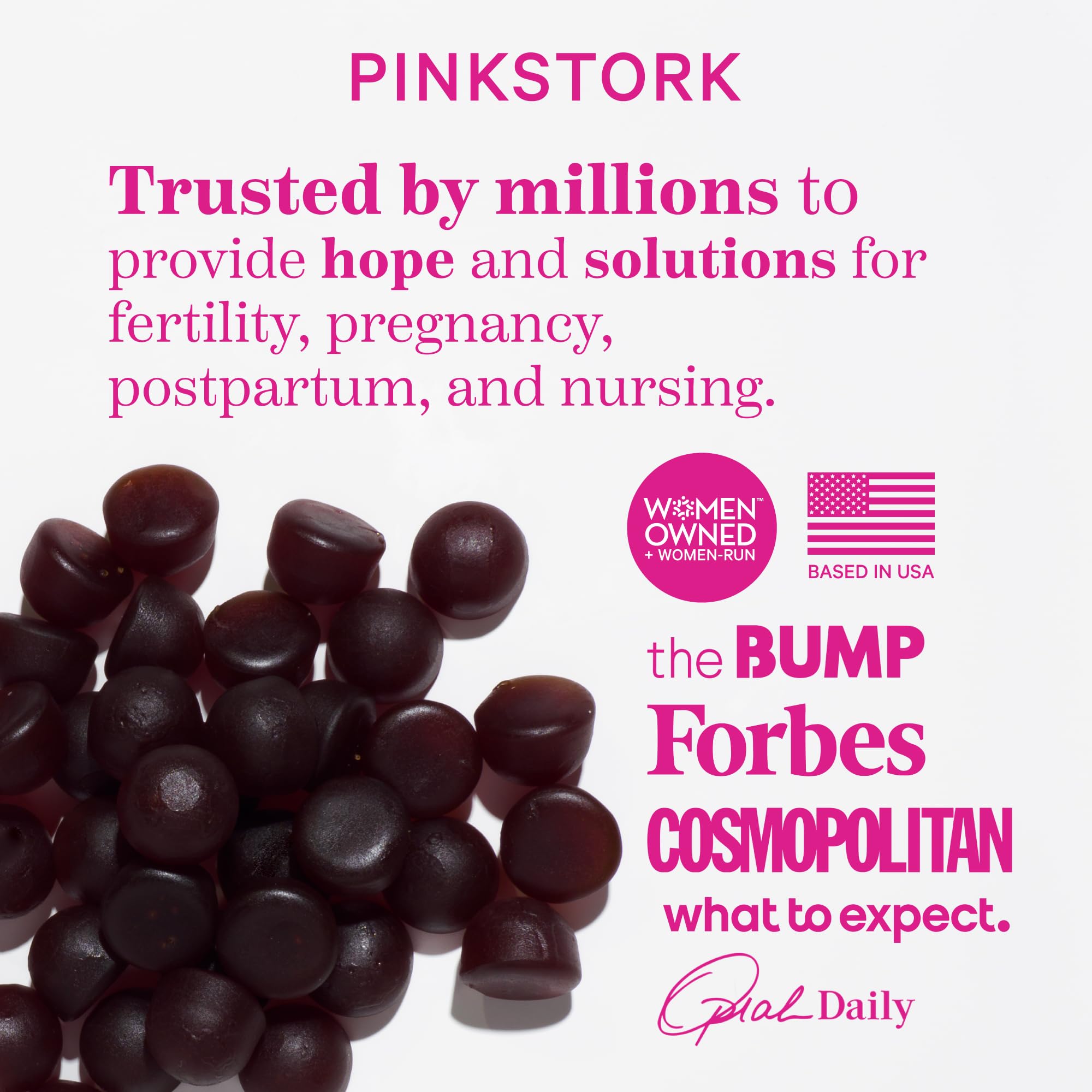 Foto 6 | Gomitas Pink Stork Hormone Balance 60 Unidades - Venta Internacional