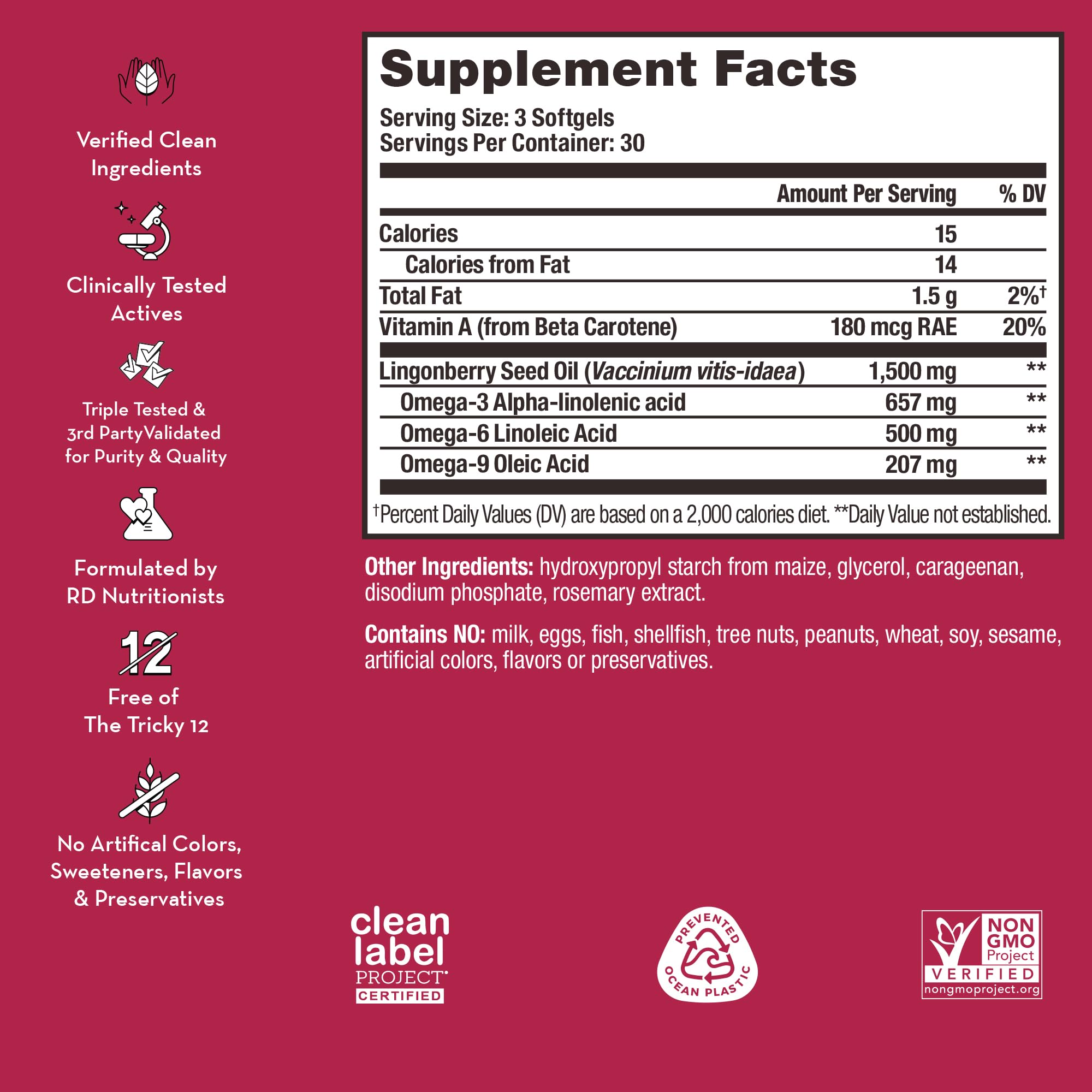 Foto 3 pulgar | Suplemento Hum Arctic Repair Clear Skin con Vitaminas A y E - Venta Internacional
