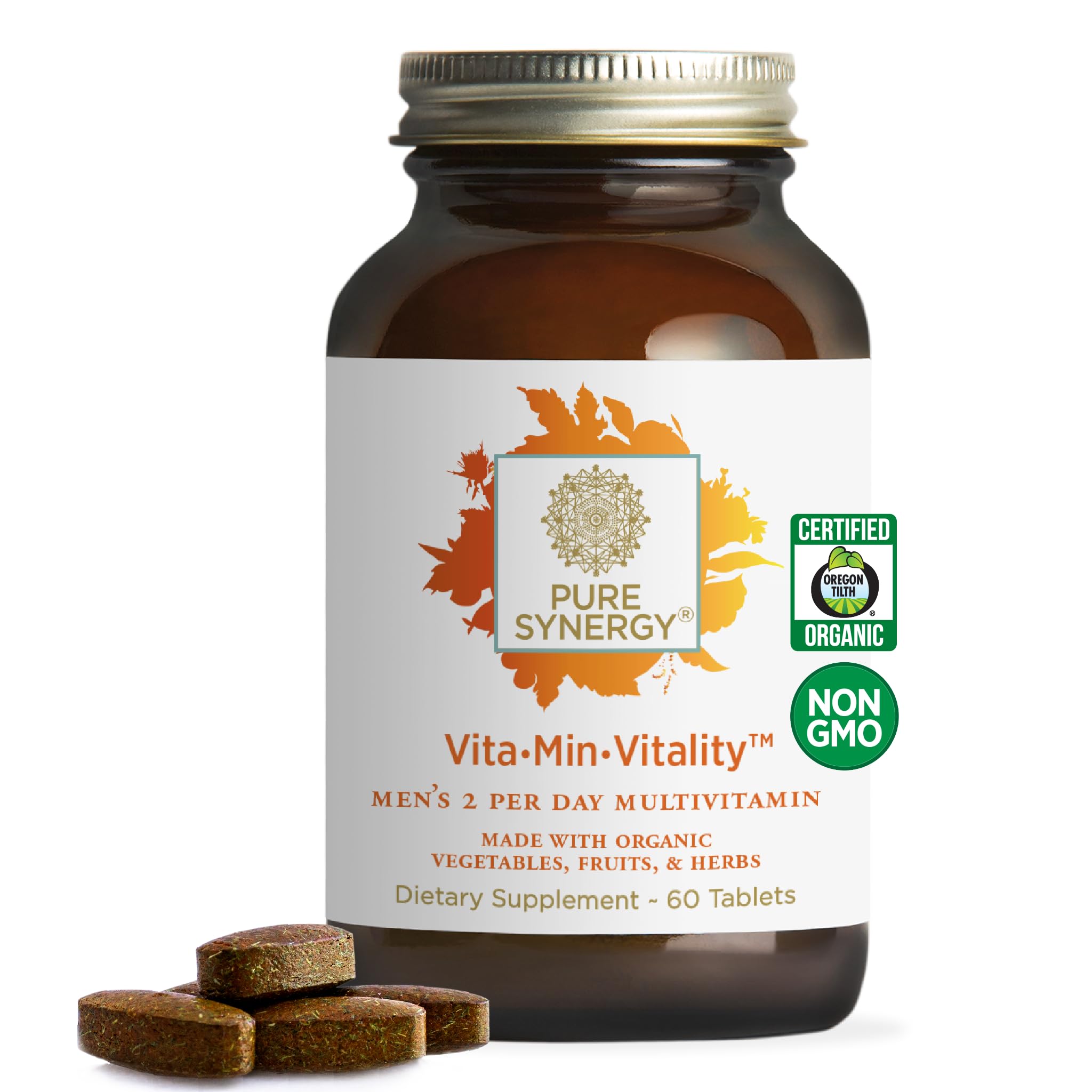 Foto 1 | Multivitamínico Pure Synergy Vita-Min-Vitality Men 60 Comprimidos - Venta Internacional