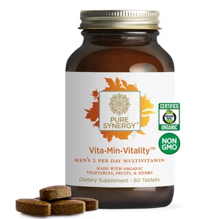 Foto 1 | Multivitamínico Pure Synergy Vita-Min-Vitality Men 60 Comprimidos - Venta Internacional
