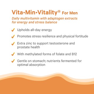 Foto 4 | Multivitamínico Pure Synergy Vita-Min-Vitality Men 60 Comprimidos - Venta Internacional