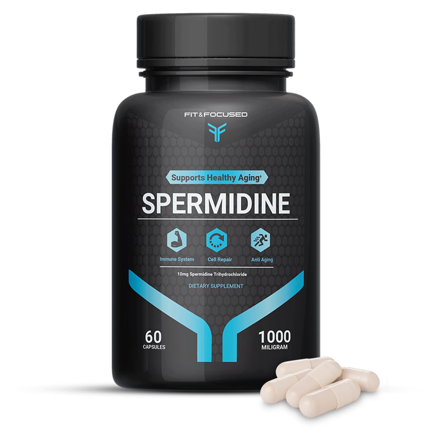 Foto 2 pulgar | Suplemento Fit and Focused Supermidine de 60 Cápsulas-Venta Internacional