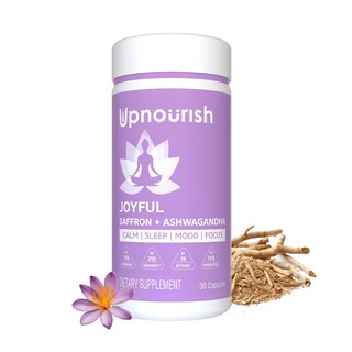 Foto 1 | Suplementos Upnourish Organic Ashwagandha Y Azafrán 30 Cápsulas - Venta Internacional.