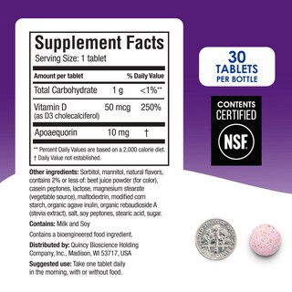Foto 3 | Suplemento Prevagen Regular Strength Mixed Berry 3 Frascos de 30 Comprimidos C/U - Venta Internacional
