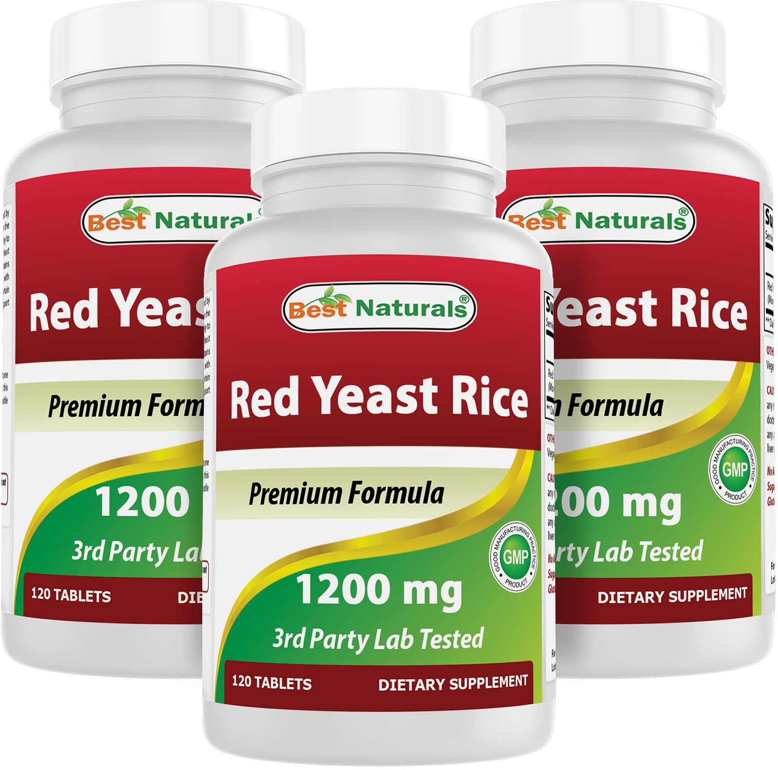 Foto 2 pulgar | Suplemento Best Naturals De Arroz De Levadura Roja de 3 Piezas-Venta Internacional