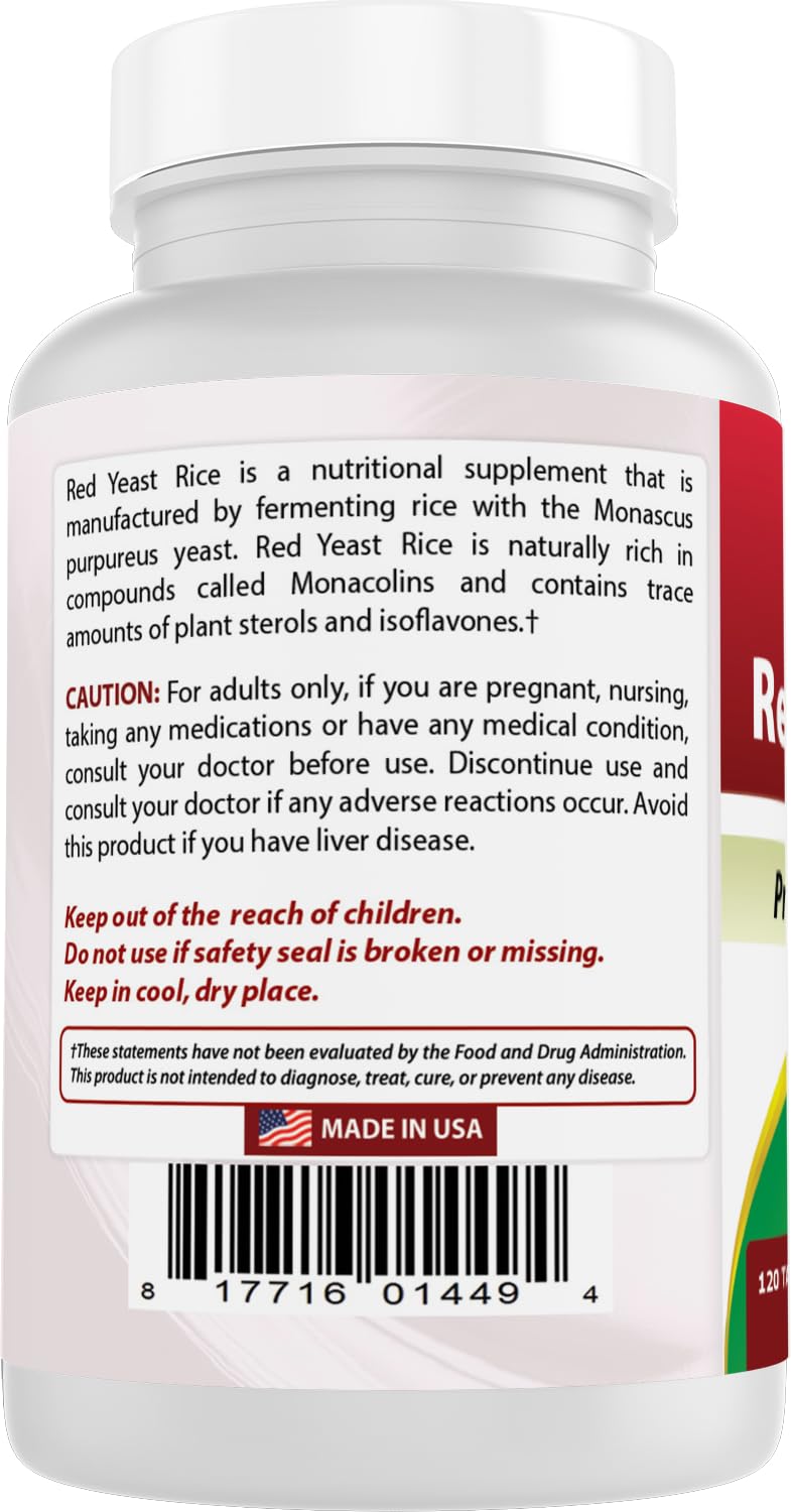 Foto 8 pulgar | Suplemento Best Naturals De Arroz De Levadura Roja de 3 Piezas-Venta Internacional