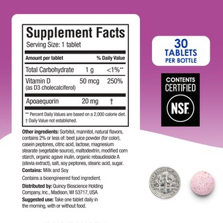 Foto 3 | Suplemento Prevagen Extra Strength Masticables 3 Frascos de 30 Comprimidos C/U - Venta Internacional