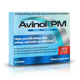 Foto 1 | Suplemento para Dormir Avinol Pm Extra Strength 30 Comprimidos - Venta Internacional